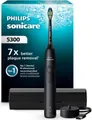 Produktbild: Philips Sonicare Elektrische Zahnbürste Series 5300, Aufsteckbürsten: 1 St., mit Andruckkontrolle, 2 Intensitätsstufen, inkl. Ladegerät, Reiseetui