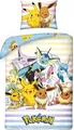Produktbild: Pokémon Bettwäsche Pikachu, Evoli & Friends 140 x 200 cm / 70 x 90 cm