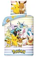 Produktbild: Halantex Pokemon Group Bettwäsche Bettbezug 140x200 70x90cm