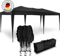 Produktbild: Kronenburg Faltpavillon 3x6m - Wasserfest, UV-Schutz 50+, 0 Seitenteile, schwarz