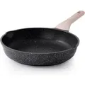 Produktbild: Bratpfanne 28 cm Granit Beschichtung Antihaft Gasherd Induktion PFOA