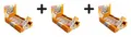 Produktbild: 3 x Chiefs Protein Bar (12x55g) Salty Caramel (40,38 EUR/kg)