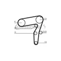 Produktbild: CONTITECH CT1106 K1 Timing Belt Kit CT1106K1