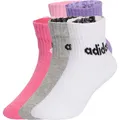Produktbild: adidas Kinder Linear Ankle 5er Pack Socken (Größe 25 , pink)