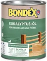Produktbild: Bondex Eukalyptus Öl 0,75 L für 17 m² | Extrem wasserabweisend | Schützt vor Rissbildung und Austrocknung | Atmungsaktiv | seidenglänzend | Holzöl | Holzschutz