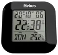 Produktbild: Mebus Wecker Mebus 51510 Funk Wecker Schwarz