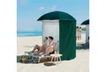 Produktbild: Outsunny Sonnenschirm Sonnenschutz mit Seitenwand, Strand,Polyester, Dunkelgrün, LxB: 220x220 cm, Sonnenschutz, Strandschirm, Φ2,2 x H2,2m