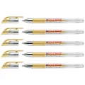 Produktbild: Edding Gel-Tintenroller Grip 2185, goldfarben, Spitze 0,7 mm, 5 Stück