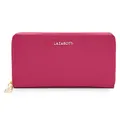 Produktbild: Lazarotti Bologna große Leder Geldbörse Damen | großes Reißverschlussfach, 16 Kartenfächer, Münzfach, RFID-Schutz | 19 x 4 x 10 cm