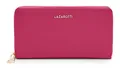 Produktbild: Lazarotti Bologna Leather Zip Around Wallet With 16 Card Slots Hot Pink Neu