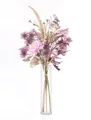Produktbild: Kunstblumenstrauß Silvester Strauß MENAMI, Zaubernuss, lila-Champagner, 95cm, Ø45cm, artplants, Höhe 95.0 cm
