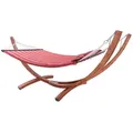 Produktbild: Axi Hängematte Hawaii Set mit Holzgestell Rot