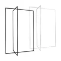 Produktbild: Natural Goods Berlin Kleiderständer KREUZ (Schwarz, 110 cm) - Kleiderstange aus stabilem Metall - Freistehende Garderobenstange für Schlafzimmer, Wohnzimmer & Büro