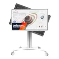 Produktbild: celexon TV/Displayrollwagen Expert +90°-Hochformat-Landscape/Portrait-Ständer Seoul | für Samsung FLIP Modelle WM55 & WM65 | drehbare, höhenverstellbare Halterung, für Digitale Flipcharts von Samsung