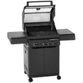Produktbild: Gasgrill 251051 Allflame Peer 3 BBQ Station schwarz 50 mbar