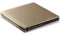 Produktbild: techPulse120 USB 3.0 3D Externer Blu-Ray Brenner Burner M-Disc BDXL Superdrive Blueray Rom Laufwerk BD DVD CD Slim für Computer PC Notebook Ultrabook Windows MacOS Apple iMac MacBook Pro Air Alu Gold