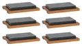 Produktbild: kela Heißer Stein-Set - Granit - Akazienholz - 16 x 24 cm - 12-teilig