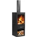 Produktbild: CookKing Gartenofen Rosa Stahl 40 cm x 40 cm x 150 cm Schwarz