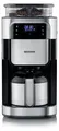 Produktbild: Severin Filterkaffeemaschine mit Edelstahl-Mahlwerk & Thermokanne, einstellbarer Mahlgrad, 1000 W, bis 8 Tassen (1 L), Schwarz, KA 4814