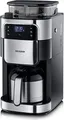Produktbild: SEVERIN Filterkaffeemaschine KA 4814 | mit Mahlwerk & Aromawahl | 8 Tassen | Edelstahl-Thermokanne | Timer | Schwarz