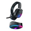 Produktbild: Roccat Syn Max Air - Kabelloses RGB PC Gaming Headset mit 3D Audio und Docking-Station, Adjustable, Black