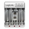 Produktbild: LogiLink Akku Ladegerät für AA/AAA Ni MH/Ni Cd Akkus 9 V (1er Blister)