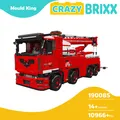 Produktbild: Mould King 19008S LKW Abschleppwagen LKW 8x8 Klemmbausteine Ferngesteuert RC