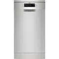 Produktbild: AEG AirDry FFB73527ZM Geschirrspüler klein 45 cm frei Installation 10 Gedecke, Satellitensprinklerarm, SoftSpikes, Inverter-Motor, Display, 9 Programme bei 4 Temperaturen, 45 dB(A), Inox