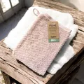 Produktbild: Cawö Frottiertuchserie Pure 6500 puder Waschhandschuh 16 x 22 cm