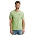 Produktbild: PME Legend Herren Rundhals T-Shirt Cold DYE Regular Fit Schwarz Weiss Grün Blau, Größe:M, Farbe:6258 Quiet Green