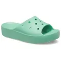 Produktbild: Crocs Crocs Women’s Classic Platform Slide Clog grün EUR 39-40 (M7)