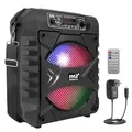 Produktbild: Pyle Partybox - Bluetooth Lautsprecher Groß, PA Anlage, Musikbox, Karaoke Box, 300W, 8