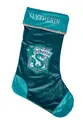 Produktbild: Merchoid Harry Potter: Slytherin Weihnachtsstrumpf – Großes Hogwarts-Haus Weihnachtsstrumpf-Dekoration/Weihnachtsschmuck/Geschenkbeutel