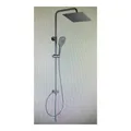 Produktbild: JOHO Edelstahl Duschsystem Duschset Duschstange Regenduschset mit ABS Kopfbrause