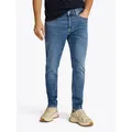 Produktbild: Tommy Jeans Slim-fit-Jeans Austin Slim Tapered zum Knöchel hin schmaler werdende Jeans mit mittlerer Leibhöhe blau 33
