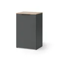Produktbild: Vicco Kommode Wido, Anthrazit/Sonoma, 50 x 80 cm mit Regal (1 St)