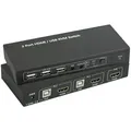 Produktbild: SpeaKa Professional 2 Port KVM-Umschalter HDMI USB 1920 x 1080 Pixel, 3840 x 2160 Pixel SP-4330460