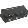 Produktbild: SpeaKa Professional  2 Port KVM-Umschalter HDMI USB 1920 x 1080 Pixel, 3840 x...
