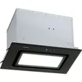 Produktbild: Klarstein Dunstabzugshaube Unterbau, Einbau-Dunstabzugshaube Flach mit Spülmaschinenfestem Aluminium-Fettfilter, 506m3/h Luftstrom, LEDs, Abzugsh... - Schwarz