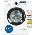 Produktbild: Exquisit Waschmaschine 8kg, Energieeffizienzklasse A, max. 1400 U/Min, 13 Programme, Startzeitvorwahl, Kindersicherung, WA58014-020A weiss - Weiß