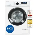 Produktbild: Exquisit Waschmaschine 8kg, Energieklasse A, 13 Programme, WA58014-020A weiss