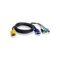 Produktbild: ATEN 2L-5302UP - Tastatur- / Video- / Maus- (KVM-) Kabel - 18-polig SPHD (M) - USB Typ A, 4-polig, PS/2, 6-polig, HD-15 (M) - 1,8 m (2L-5302UP)