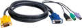 Produktbild: ATEN 2L-5302UP - KVM Kabel, VGA, PS/2, USB, 1,8 m