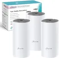 Produktbild: Wireless Router|TP-LINK|Wireless Router|3-Pack|1167 Mbps|Mesh|IEEE 802.11ac|LAN WAN Ports 2|Number of Antennas 2|DECOE4(3-Pack)