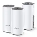 Produktbild: 6935364086794 TP-Link Deco E4 (3-pack) Dual-Band (2,4 GHz/5 GHz) Wi-Fi 5 (802.11