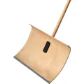 Produktbild: AKTION Holzschneeschieber Schneeschaufel Schneeräumer 50 cm Stahlkante Klemmfix