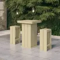 Produktbild: vidaXL 3-tlg. Gartenbar-Set Kiefernholz Imprägniert