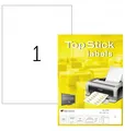Produktbild: 2-40x TOP STICK Universal-Etiketten, 210 x 297 mm, weiß, 100 Blatt