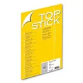 Produktbild: (0,10€/Bogen) Top Stick Universal-Etiketten DIN A4 100 Stück weiß selbstklebend