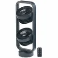 Produktbild: Standventilator mit 2 Rotoren, 3 Stufen, Oszillation, Timer, 70 Watt